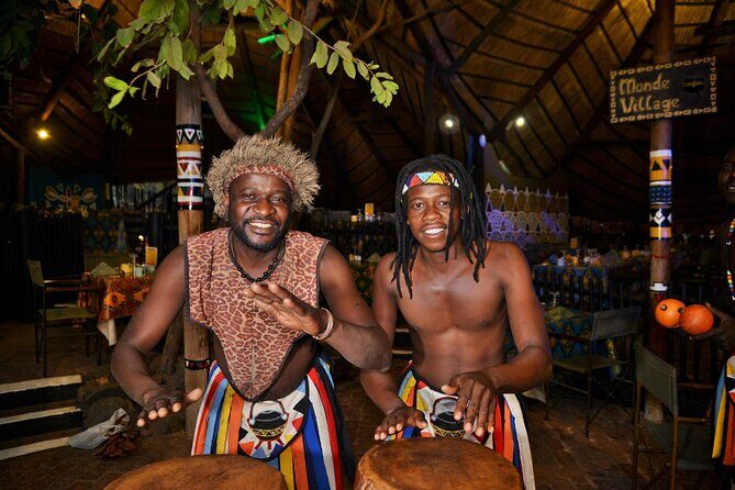 Boma Dinner, Dance and Drum Show in Victoria falls Town - A 6:30 pm cultural dinner show with hotel pickup