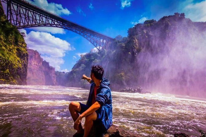 Bungee Jumping at The Victoria Falls Bridge - The 90-meter drop and the swing over the Zambezi: what you should picture