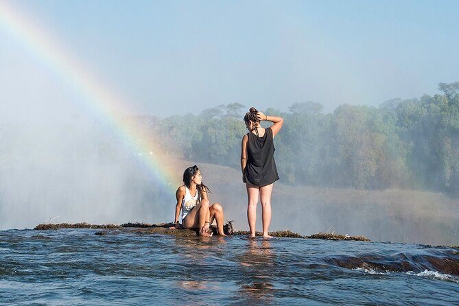 Cataract Island Pools - Cataract Island: guided exploration on the Zimbabwe side
