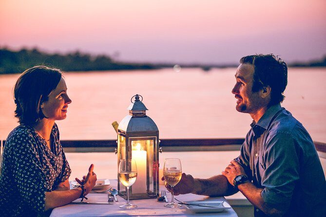 Dinner Cruise on the Zambezi River, Victoria Falls - The 4-course gourmet dinner: real food, not just fuel