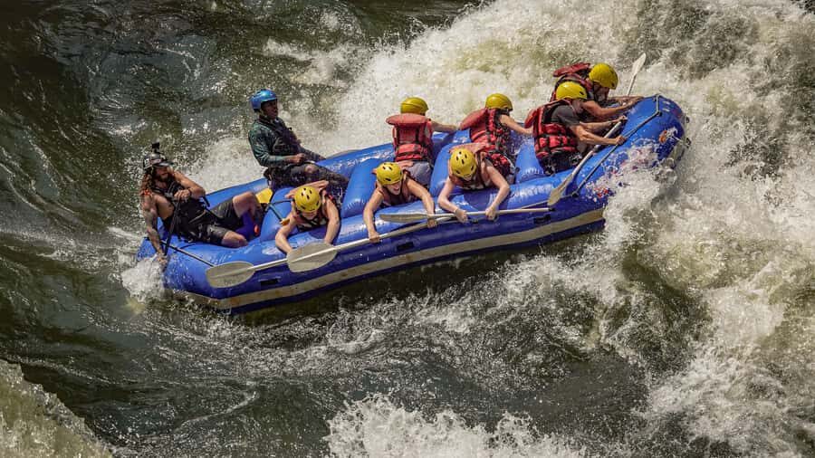 From Kasane: Full-Day White Water Rafting - The Batoka Gorge rafting run: what the 4 hours on water really means