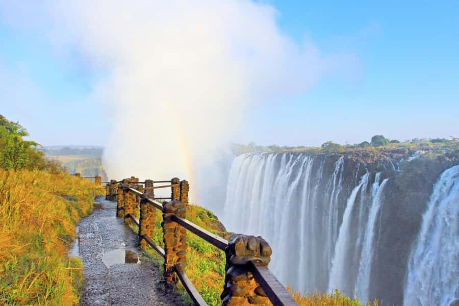 From Victoria Falls: Livingstone Island Tour & Devils Pool - Island Tour Stops: Rainbow Falls and Horseshoe First