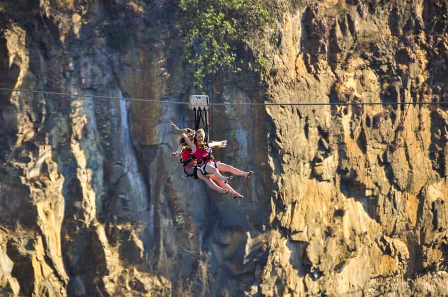 From Victoria Falls: Zip Line from the Victoria Falls Bridge - Speed meets distance: what the 1-hour block feels like