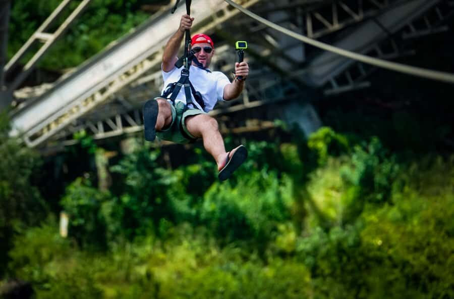 From Victoria Falls: Zip Line from the Victoria Falls Bridge - Price and value: what $41 gets you in Zimbabwe