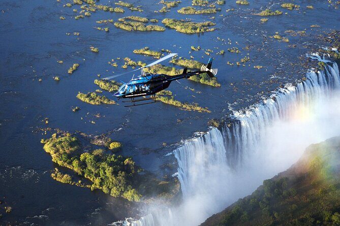 Helicopter Flight+window Seat Guarantee over the Victoria Falls - Logistics that make the flight feel easy