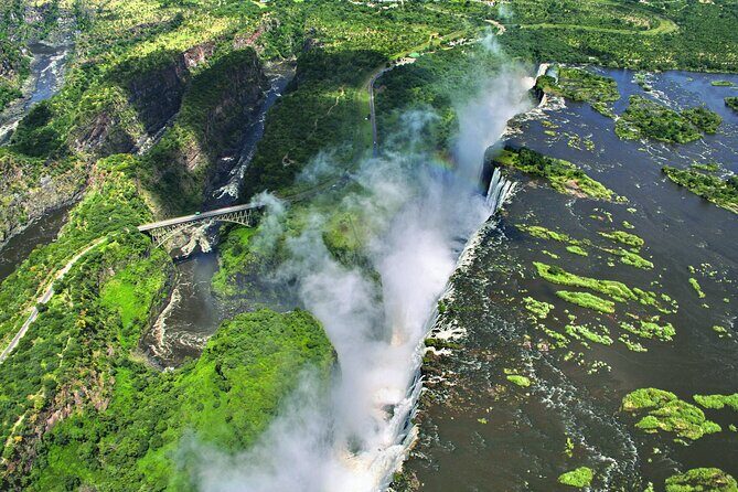 Helicopter Flight+window Seat Guarantee over the Victoria Falls - Timing: how the full experience fits into about one hour