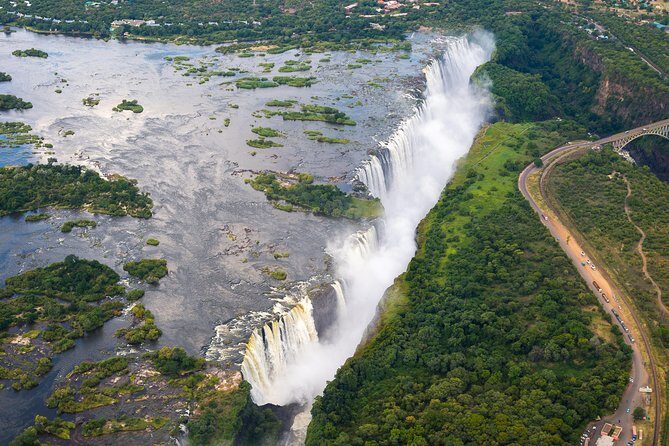 Helicopter Scenic Flight over Victoria Falls 25-27 Minutes Game - Hotel Pickup to Zambezi National Park Helipad: Where the Day Starts