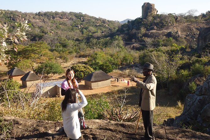 Silunguzi Matopos Village & Rock Paintings Visit ! - Balancing rocks photo stops that actually help