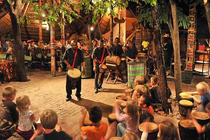 The Boma Dinner and Drum Show - The drum show: interactive rhythm, costumes, and a crowd you can join