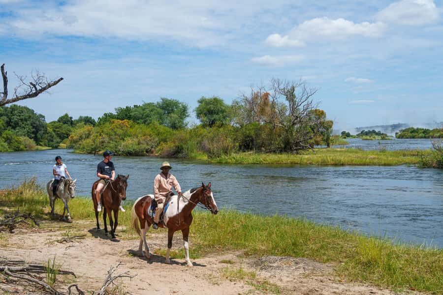 Victoria Falls National Park: Horseback Safari - The video rule: how to make peace with it