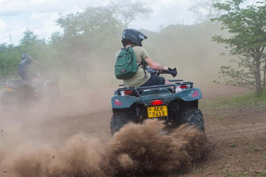 Victoria Falls Quad Bike Adventure - Zambezi River scenic stop: where the scenery starts talking