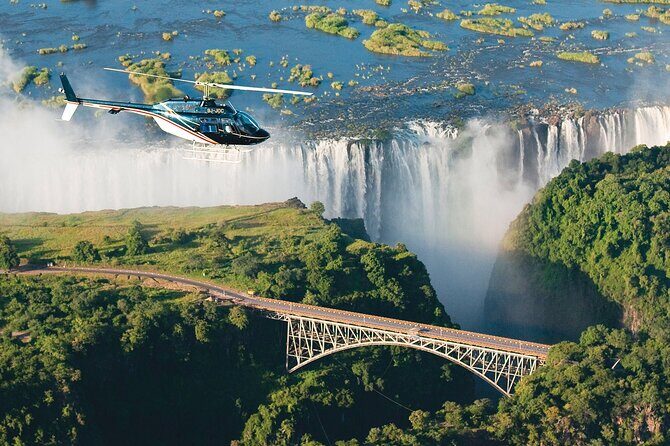 Victoria Falls : Scenic Day Tour, Lunch & Helicopter Flight - The guided walk at the falls: expect viewpoints and effort