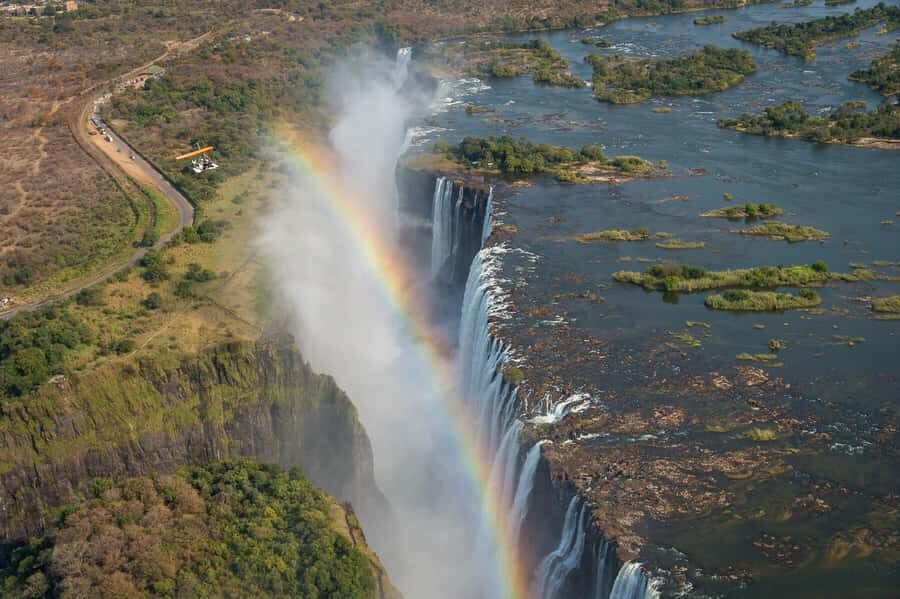 Victoria Falls: Scenic Microlight Flight - The Zambezi River and Batoka Gorge: the view that makes your camera-less rules make sense
