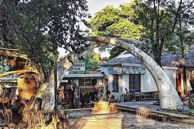 Walking Safari of Victoria Falls Town - Panoramic viewpoint: Zambezi rapids, gorge scale, and bridge framing